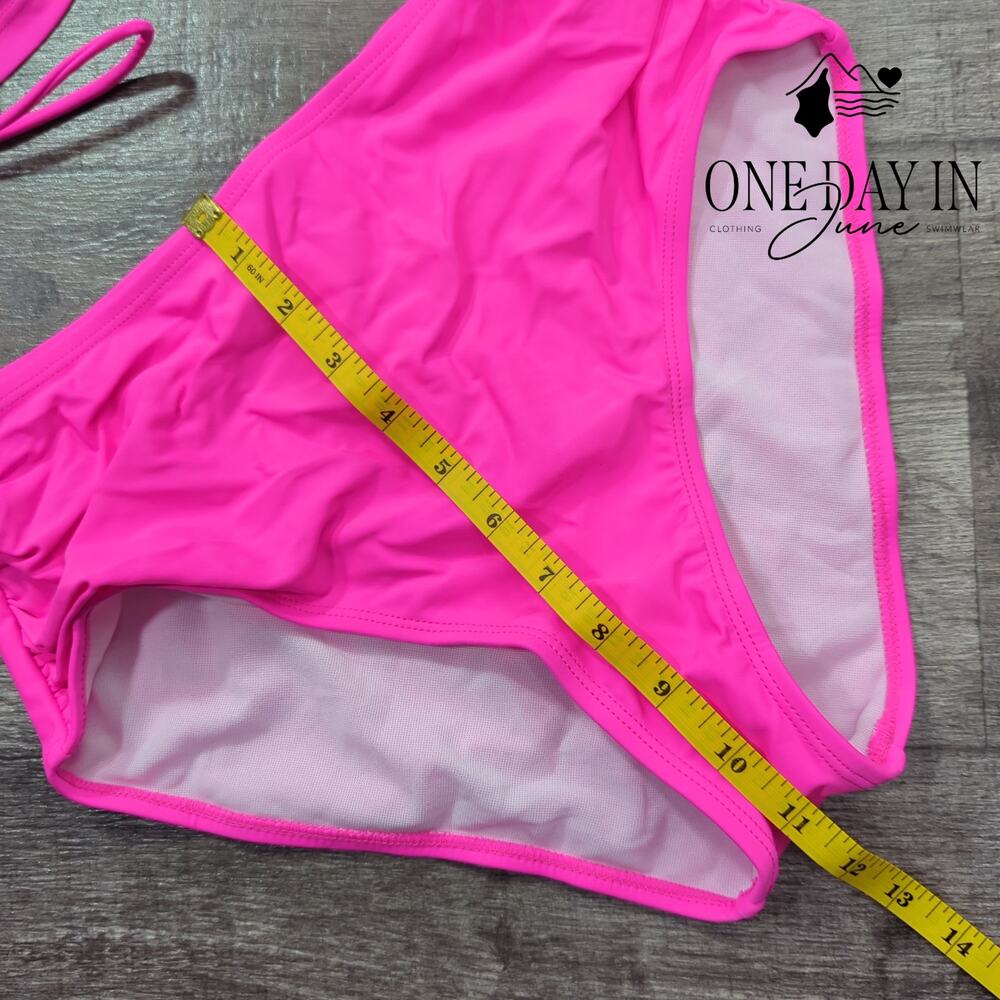 Aleumdr Drawstring Tankini Swimsuit Size S - Picture 3 of 4